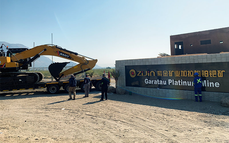 SANY equipment geared up for Garatau Platinum Mine project in South Africa